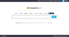 Desktop Screenshot of campaignguru.com